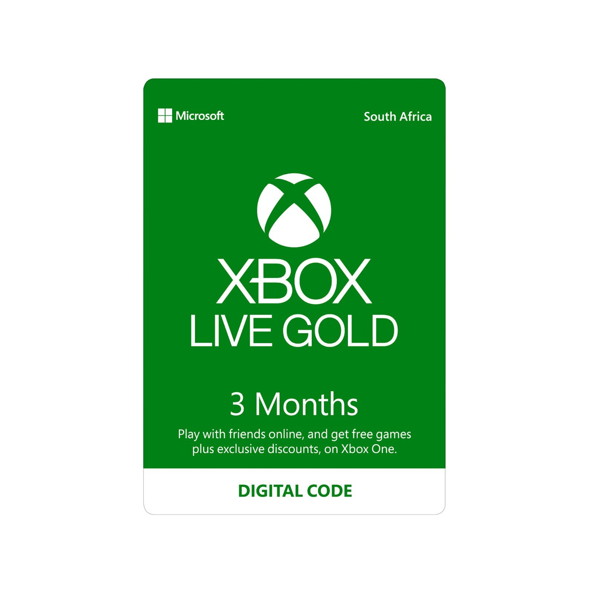 Microsoft Xbox voucher