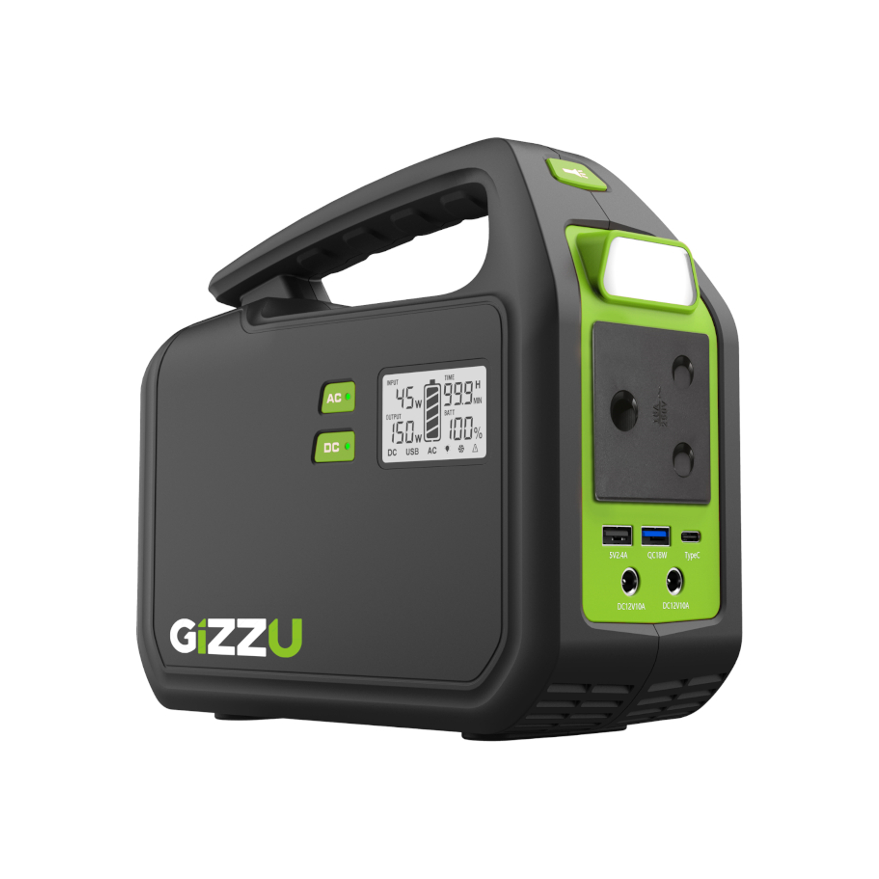 Gizzu 242WH Portable Power Station