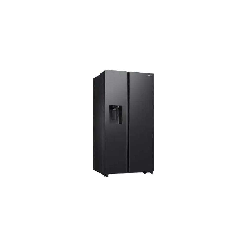 Samsung 617L Side by Side Fridge with Non-Plumbed Water & Ice Dispenser - Gentle Black (Photo: 2)
