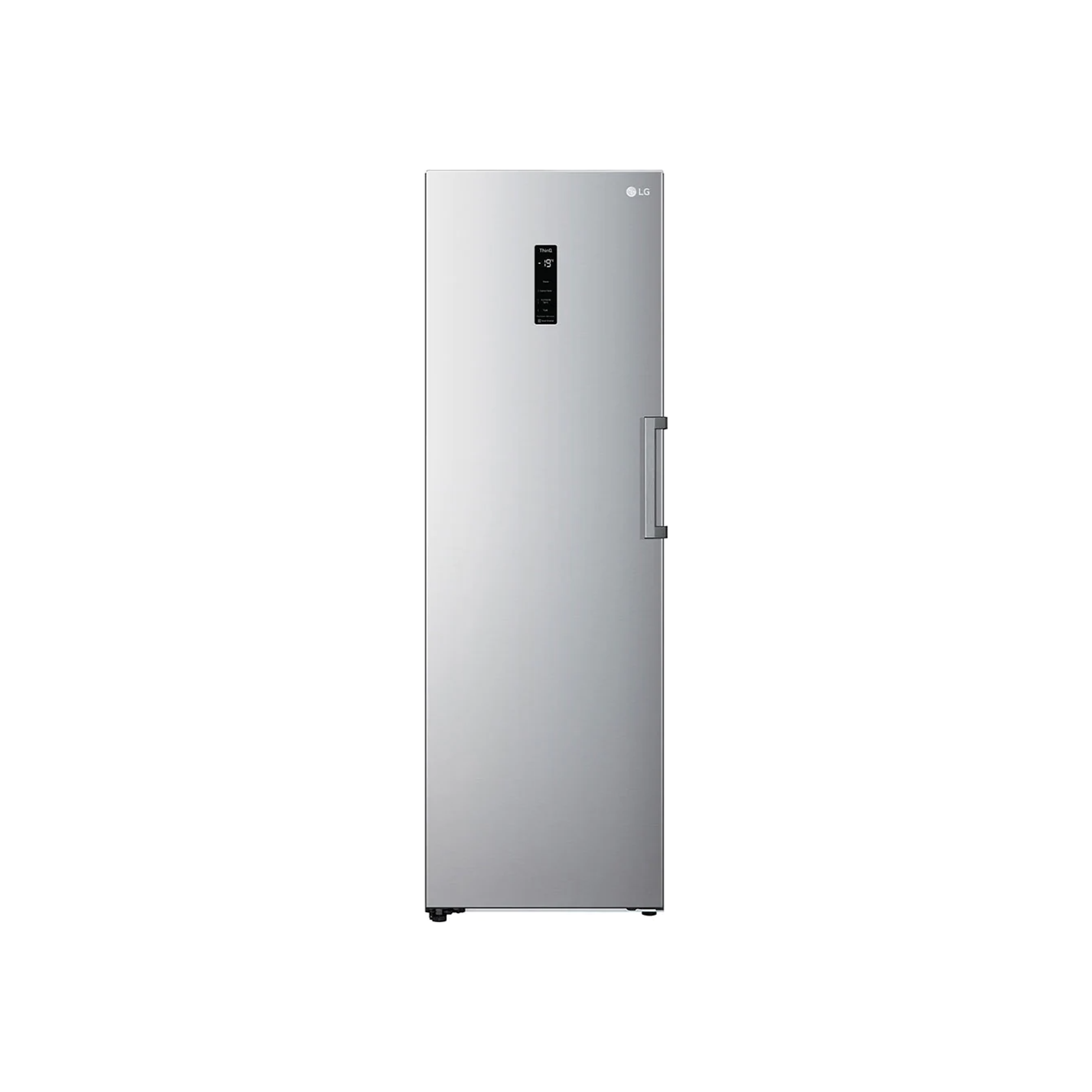 LG 324L One Door Freezer with Linear Cooling - Platinum Silver