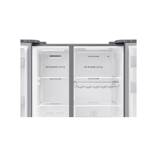 Samsung 647L Side By Side Fridge With Space Max Technology - Matt Silver (Photo: 3)