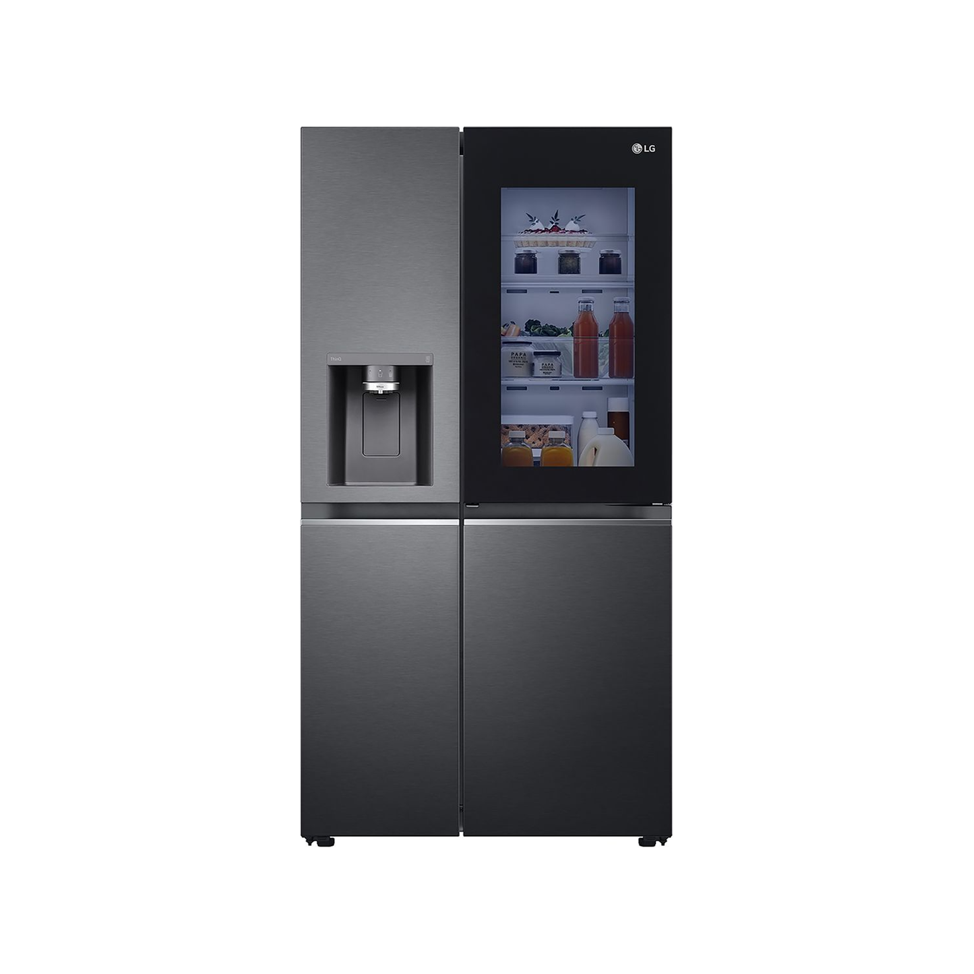 LG 617L Nett InstaView™ ThinQ™ Side by Side Refrigerator