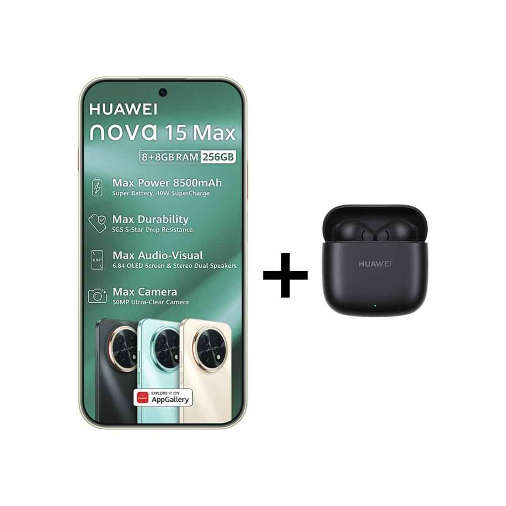 HUAWEI nova 15 Max Gold +  Free Buds SE 2