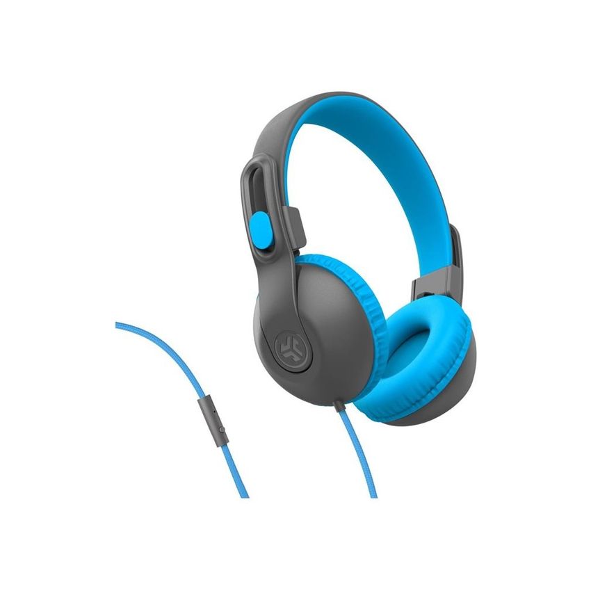 JLAB JBuddies Studio 2 Wired and Wireless Headphones - Blue\Grey (Photo: 2)
