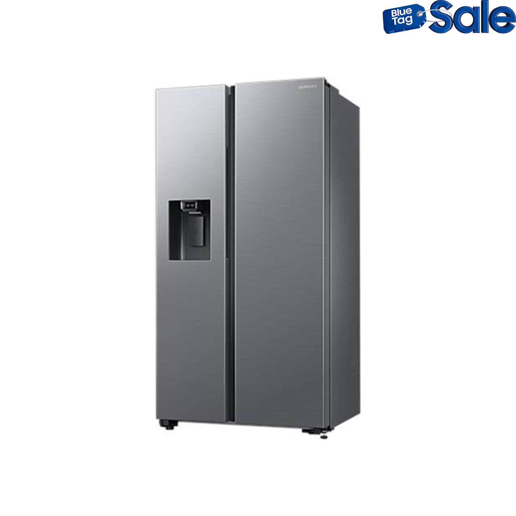 Samsung 617L Side by Side Fridge with Plumbed Water & Ice Dispenser - Gentle Silver+ Free galaxy Fit 3 (Photo: 3)