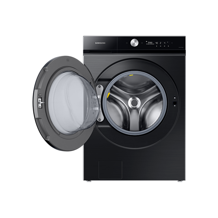 Samsung 16kg Bubble Wash™ Smart Front Load Washing Machine - Bespoke Black Caviar (Photo: 4)