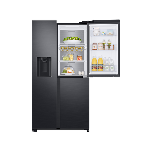 Samsung 602L 3 Door Fridge/Freezer with Water Dispenser - Black (Photo: 4)