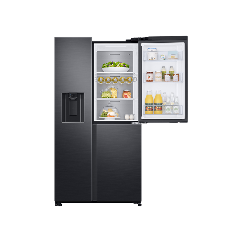 Samsung 602L 3 Door Fridge/Freezer with Water Dispenser - Black (Photo: 4)