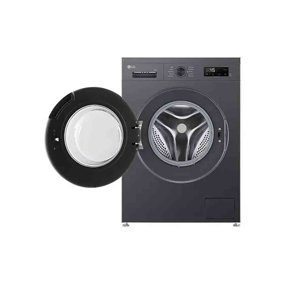 LG Front Loader Washing Machine 9Kg-Middle Black (Photo: 2)