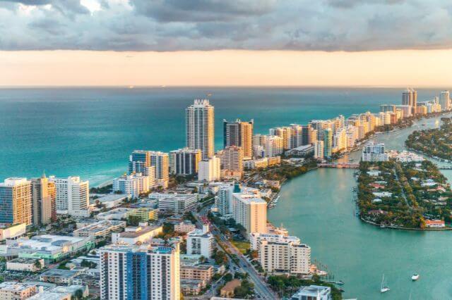 An image of the city of Miami in the United States of America