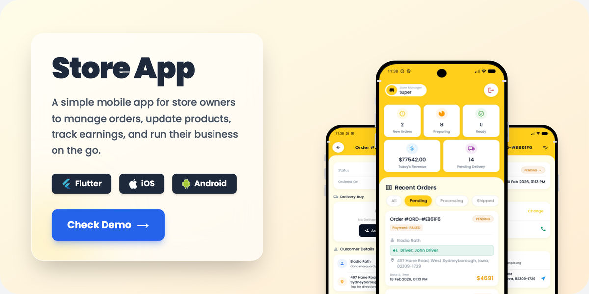 Store Manager App – Click to Download Demo