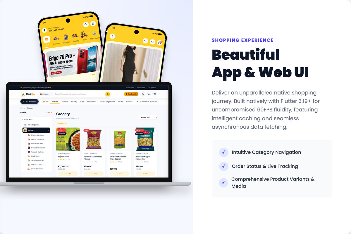 Beautiful Customer App UI