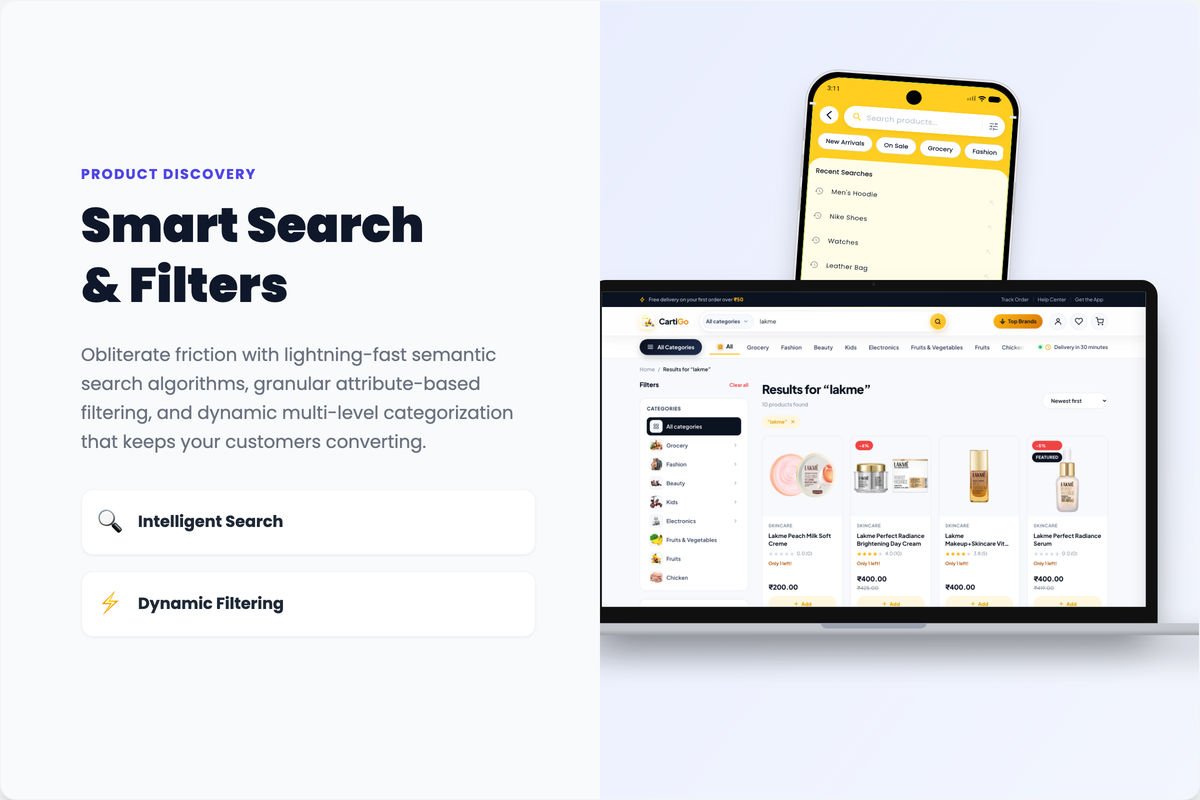 Smart Search and Filters