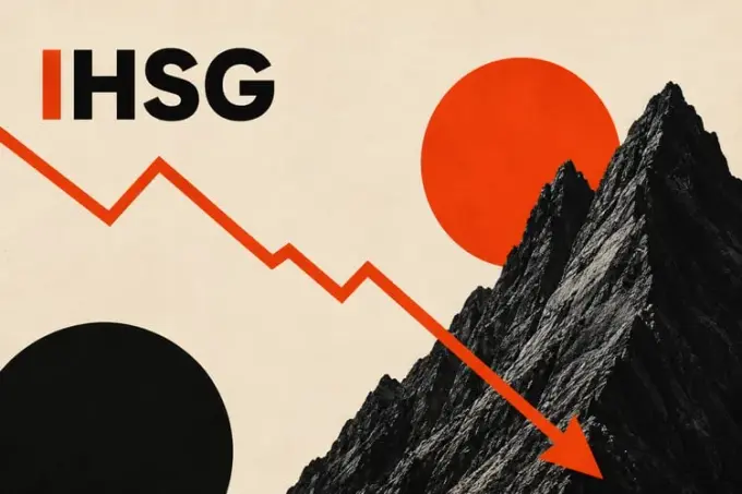 IHSG Anjlok Hari Ini 1,15 Persen Menanti Hasil Rapat Bank Indonesia