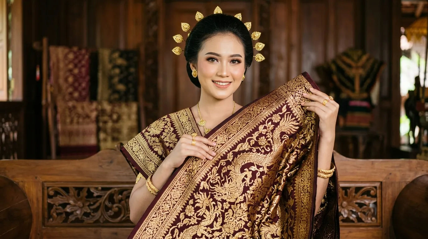 Kain Songket Palembang: Menelusuri Kemewahan Sutera dan Benang Emas Warisan Sriwijaya