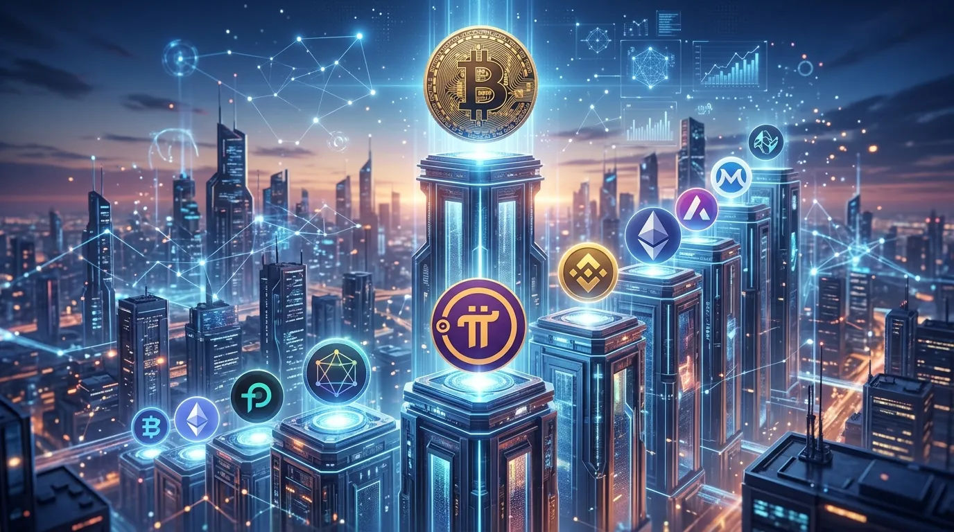 10 Proyek Crypto Teratas 2026: Bitcoin Memimpin, Pi Network di Posisi 8