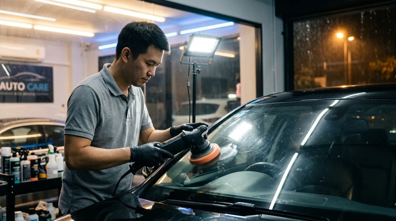 Cara Mengatasi Baret Halus Kaca Mobil: Solusi Ampuh Bebas Silau Malam
