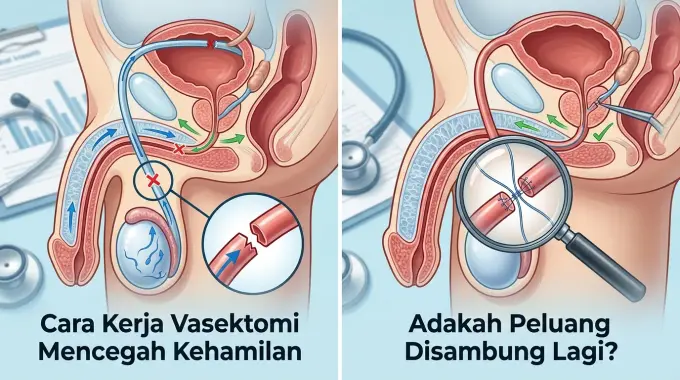 Cara Kerja Vasektomi Mencegah Kehamilan, Adakah Peluang Disambung Lagi?