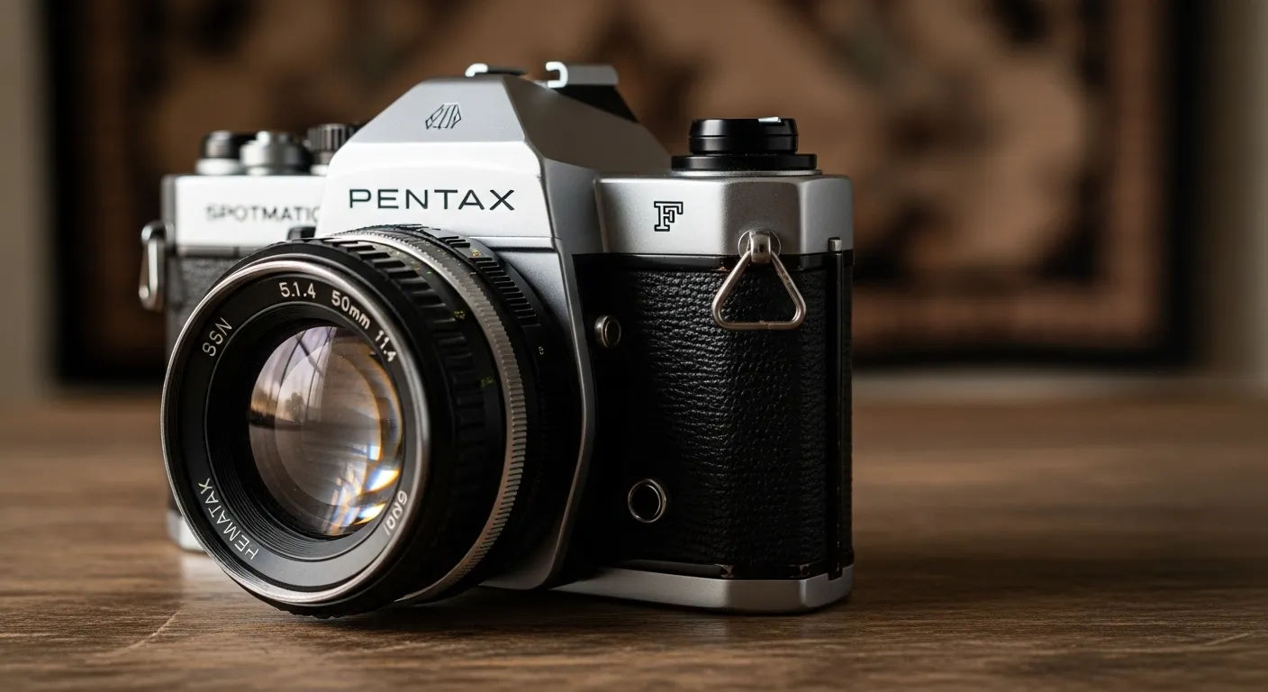antique pentax camera