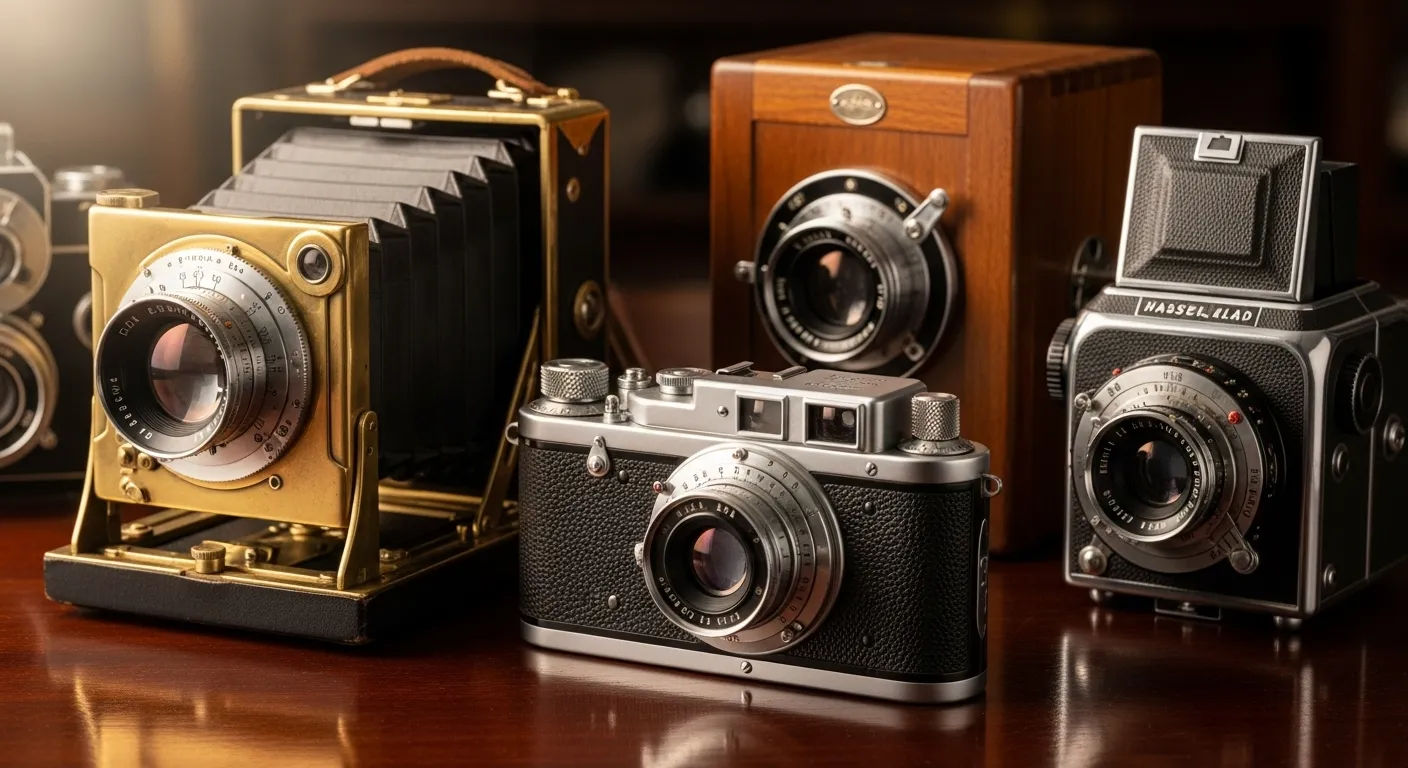 old valuable cameras