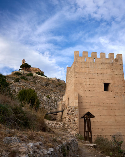 Cullera Castle and one of the surrounding towers