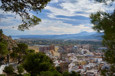 View of Cullera from Cullera Mountain