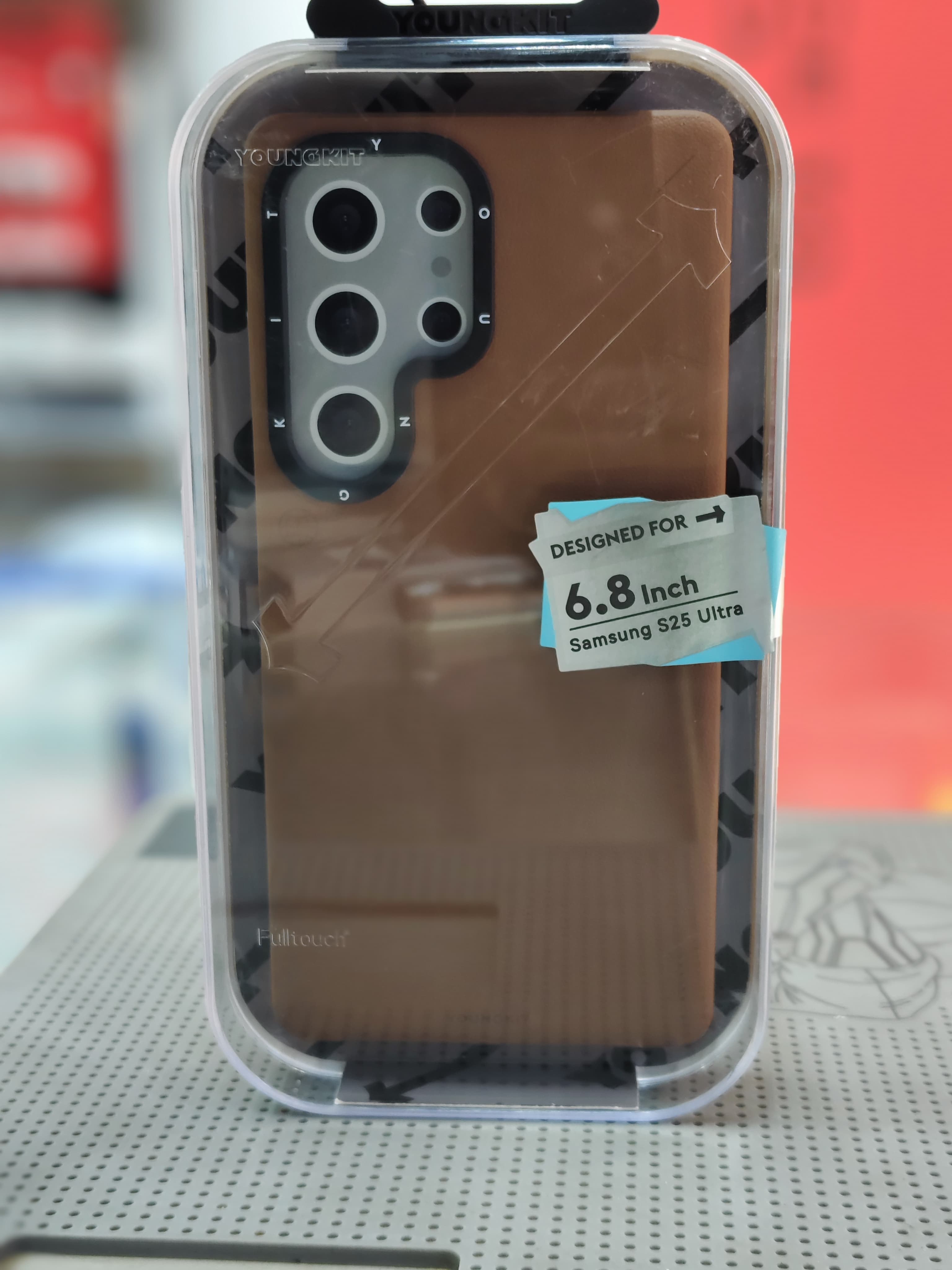 Brown Samsung 6.8-Inch Phone Case image
