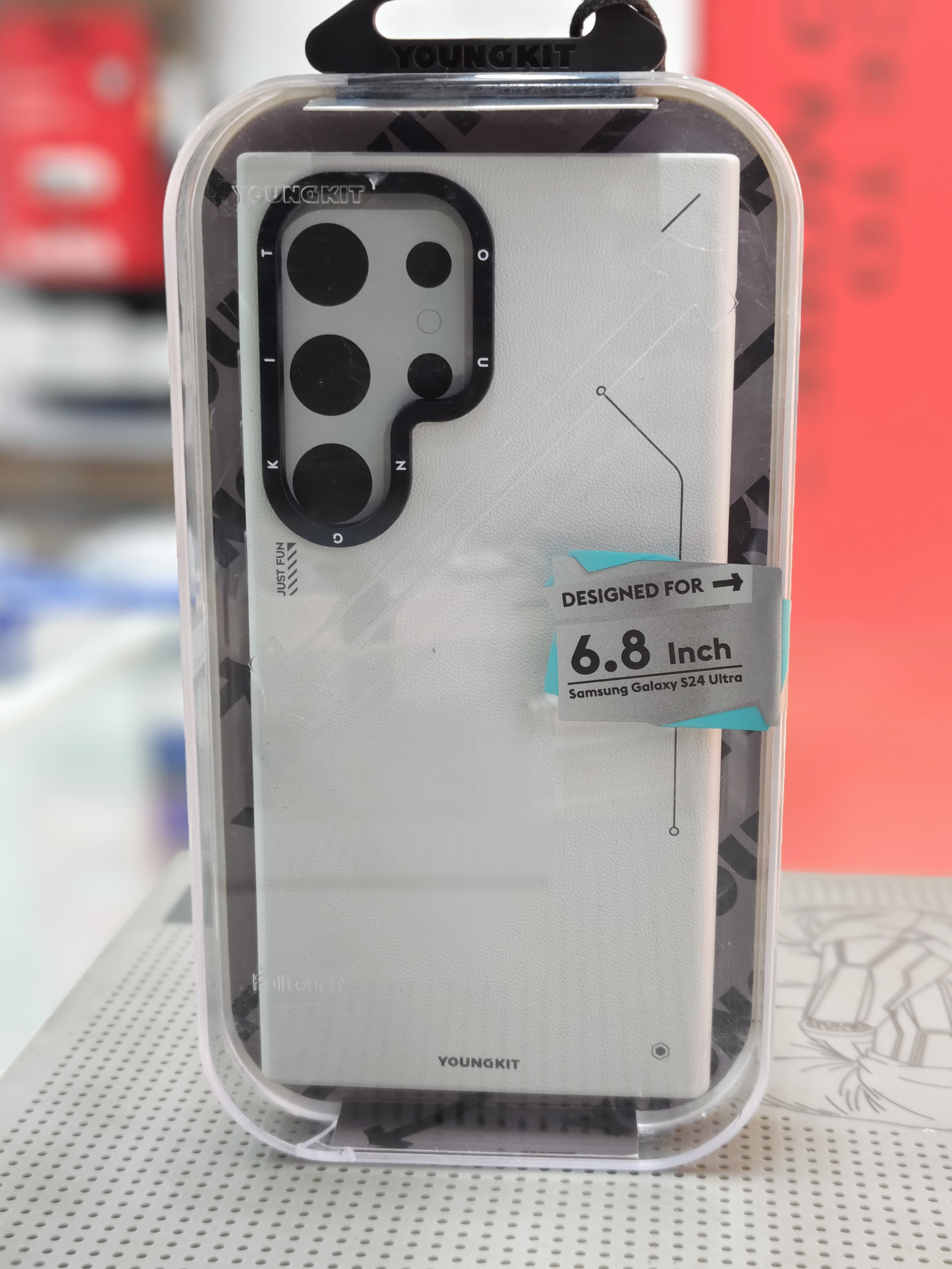 White Samsung 6.8-Inch Phone Case image