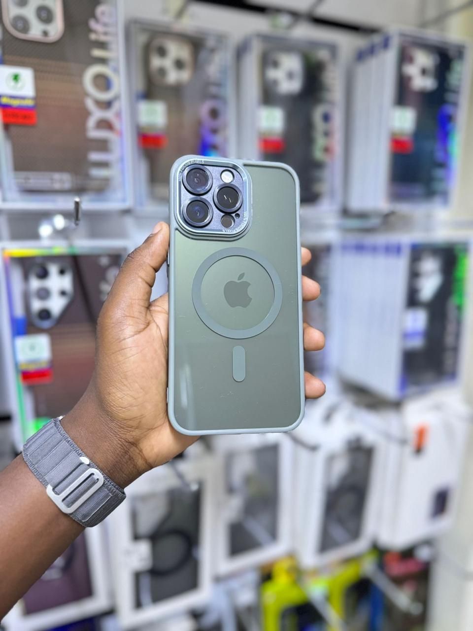 Light Grey MagSafe iPhone Case image