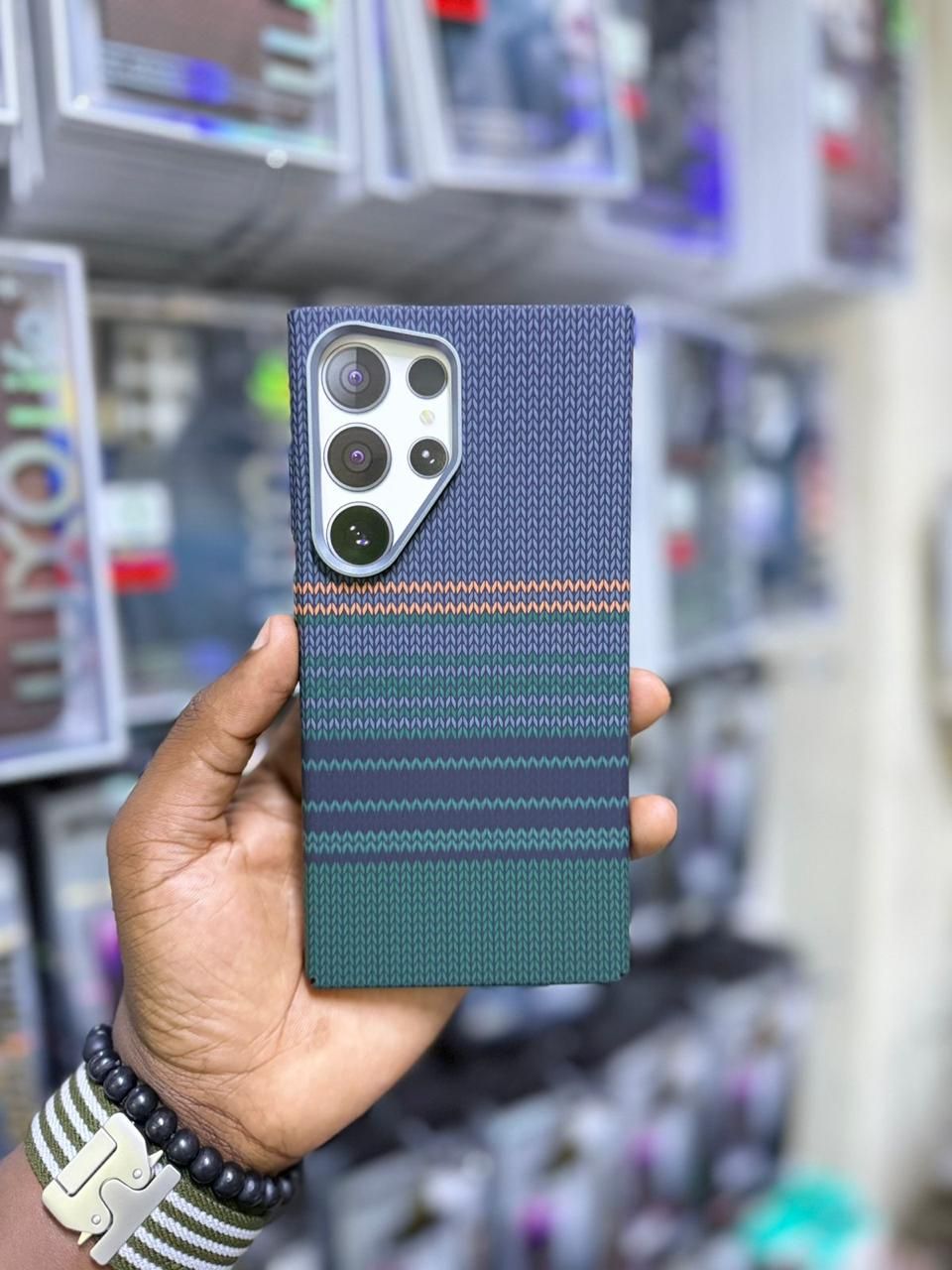 Blue Stripe Phone Case image