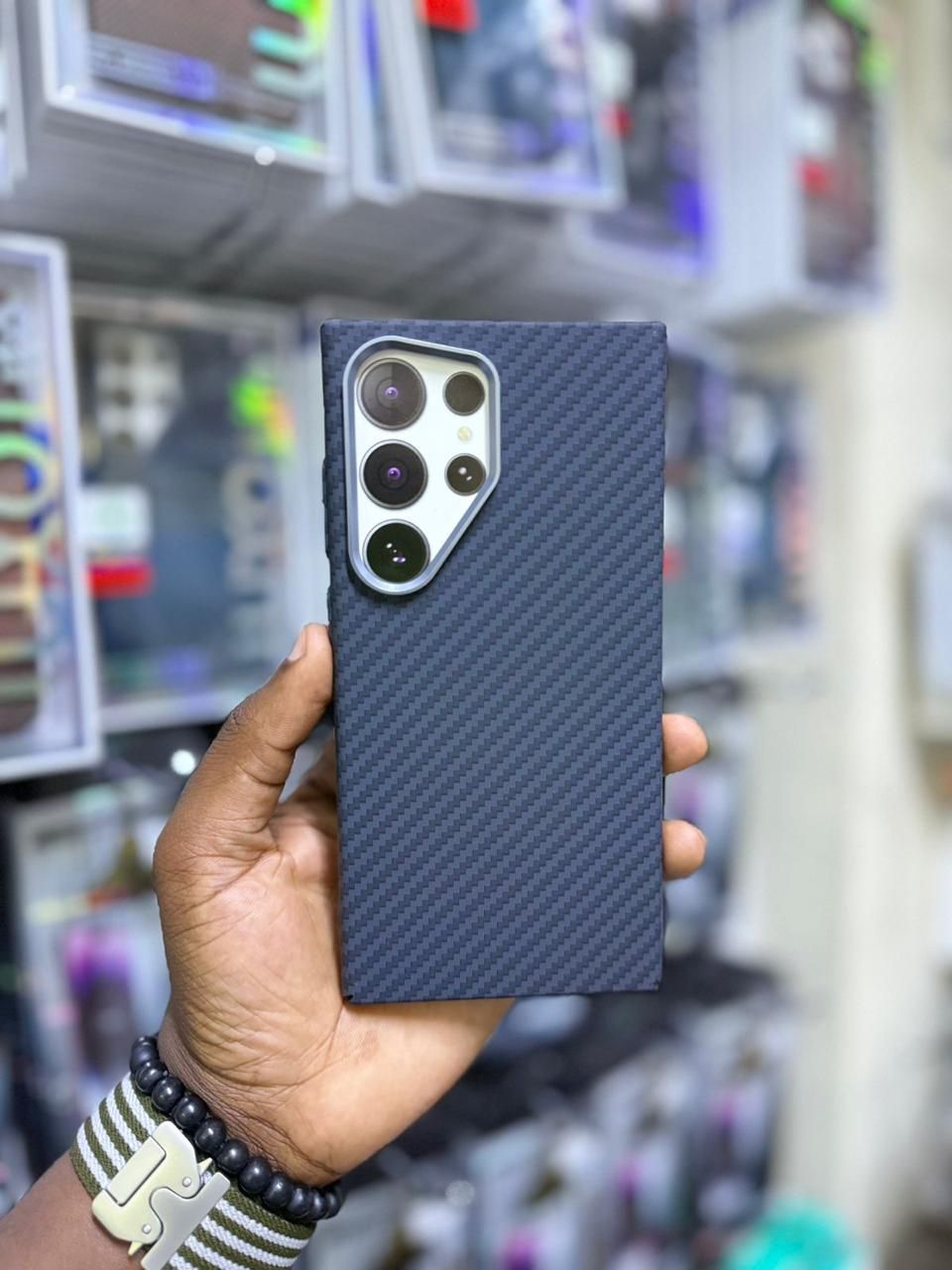 Dark Carbon Fiber Phone Case 2