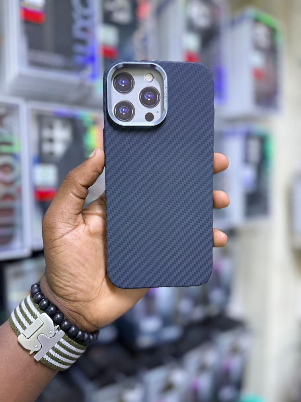 Dark Carbon Fiber Phone Case 3 image