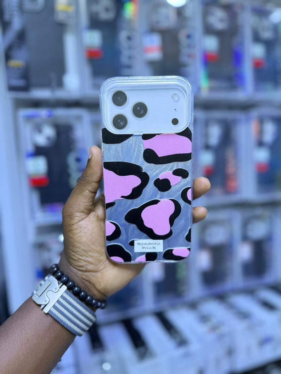 Pink Cow Print Phone Case 2 image