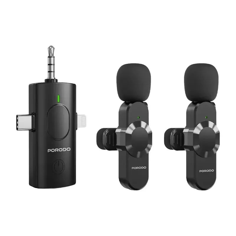 Porodo Audix Elite 3 In 1 Lavalier Microphone image