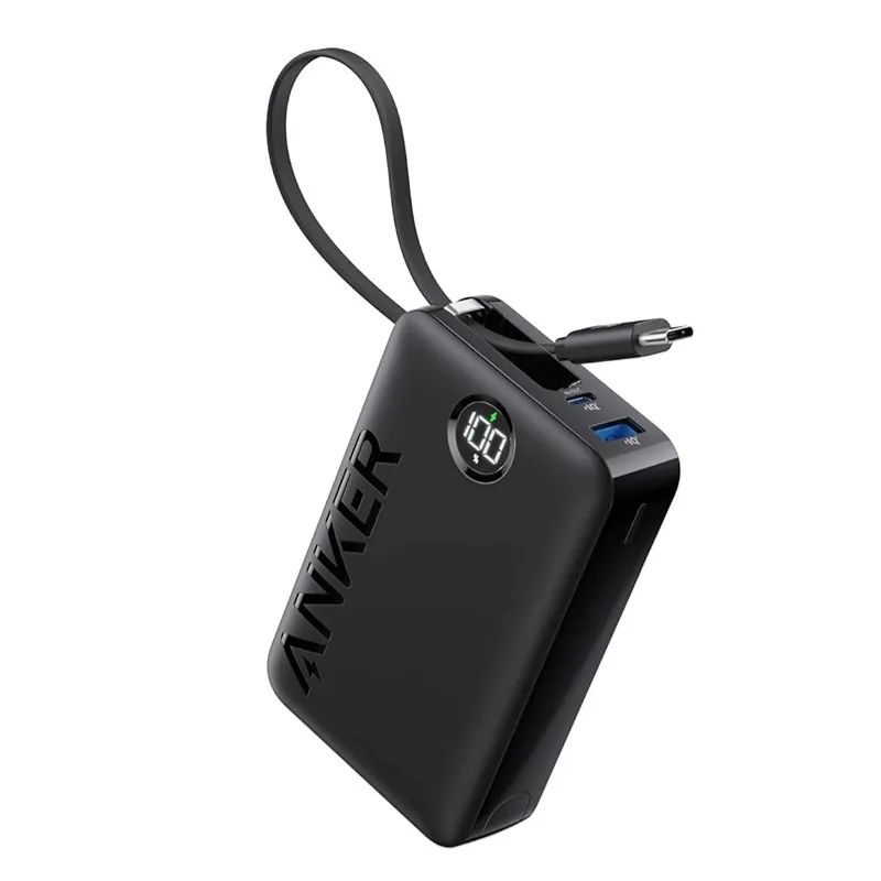 Anker Power Bank (20,000mAh, 22.5W, Built-In USB-C Cable) image