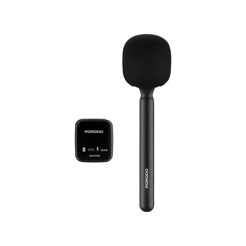 Porodo Two-Device Connect Handheld Lavalier Microphone image