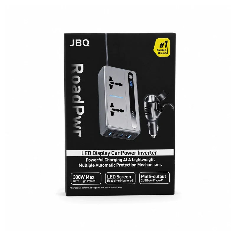 JBQ RoadPwr LED Display Car Power Inverter image