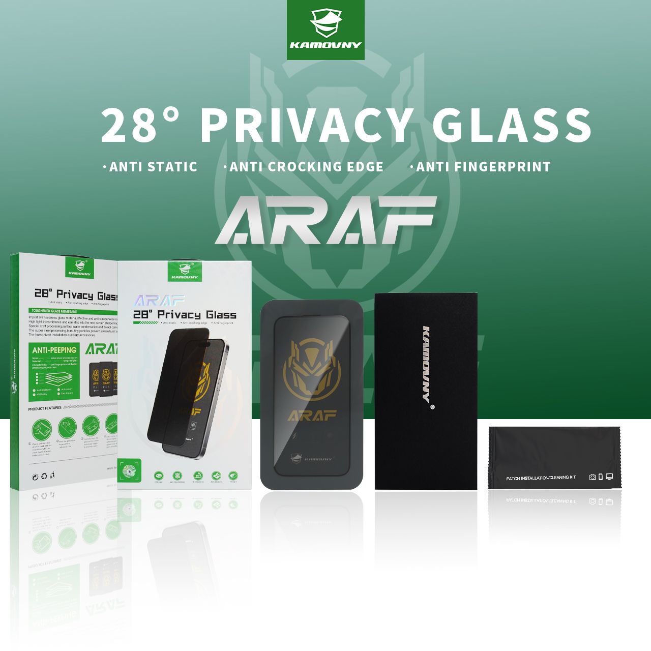ARAF 28° Privacy Tempered Glass image