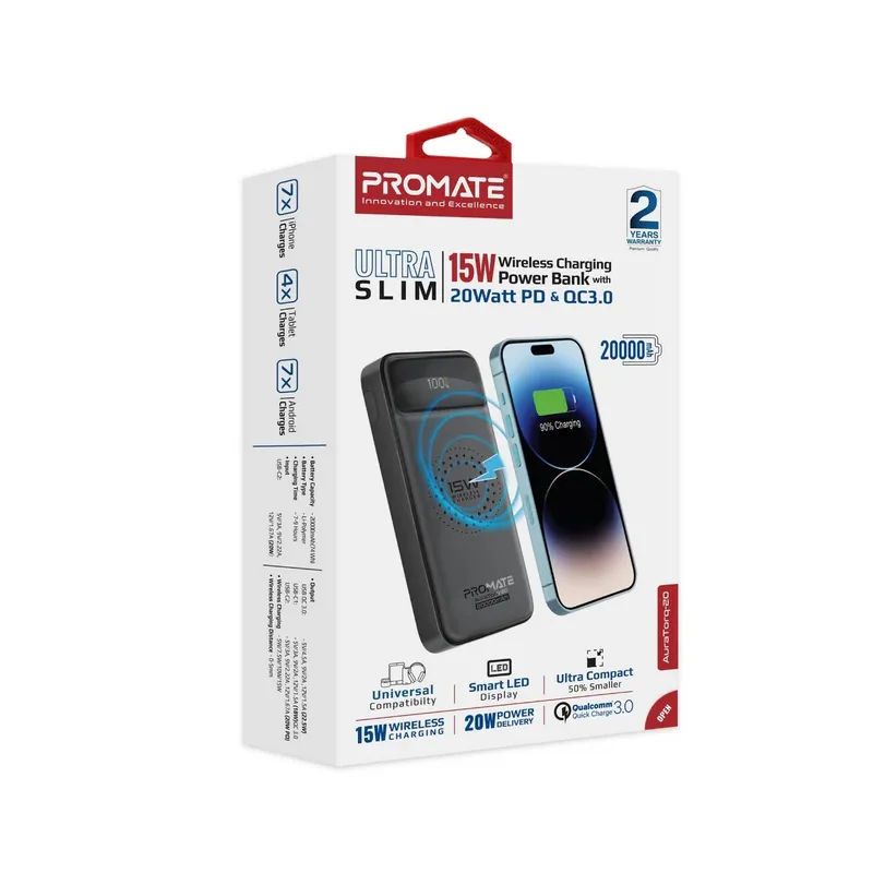 Promate AuraTorq-20 Power Bank a