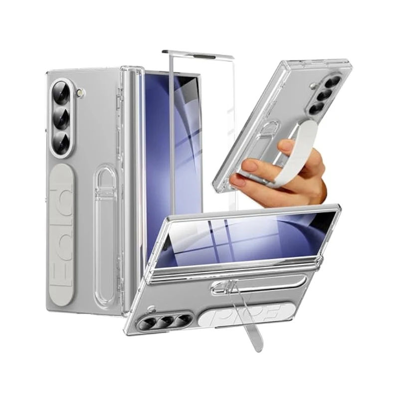 Samsung Galaxy Z Fold7 Grip Case (Clear) b