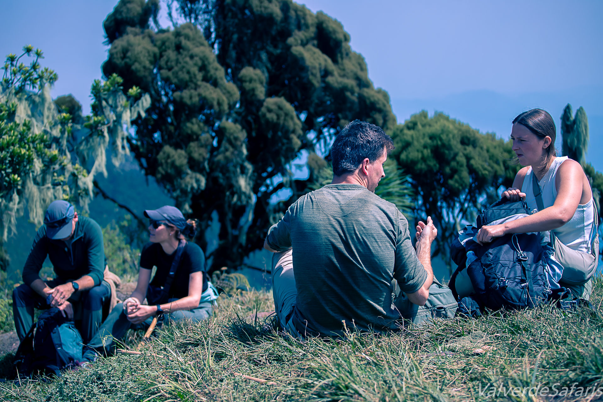 Valverde Safaris clients enjoying authentic cultural interactions during a local community tour