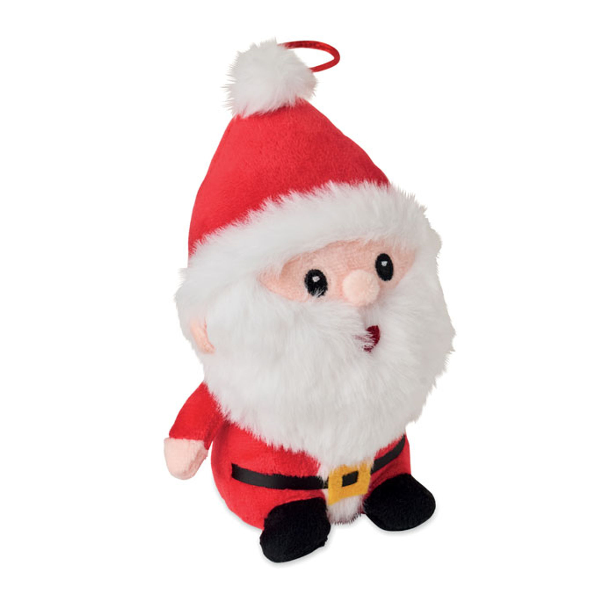 Plyšový Santa z měkkého polyesteru — Předek