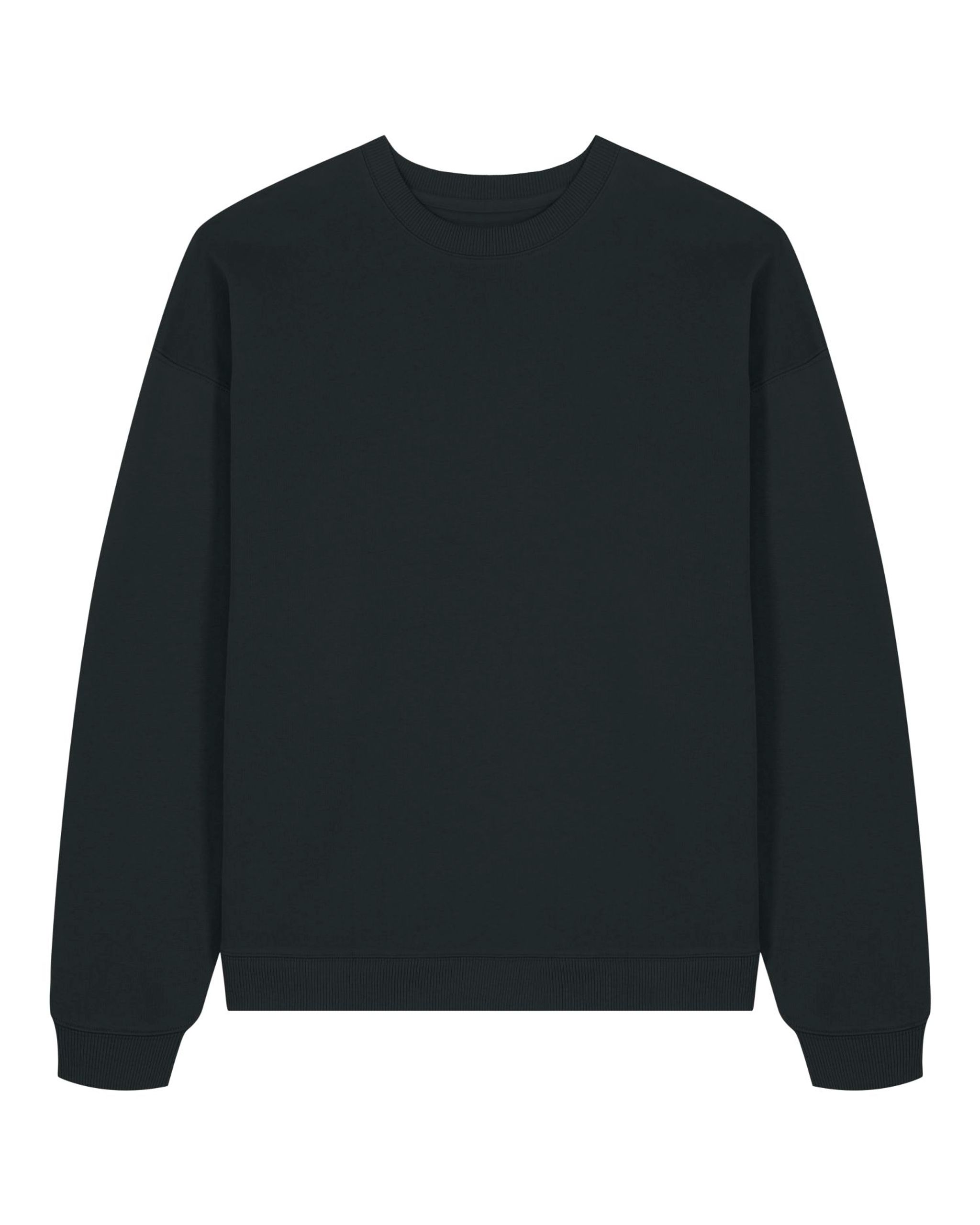 Unisex oversized mikina s kulatým výstřihem — Předek