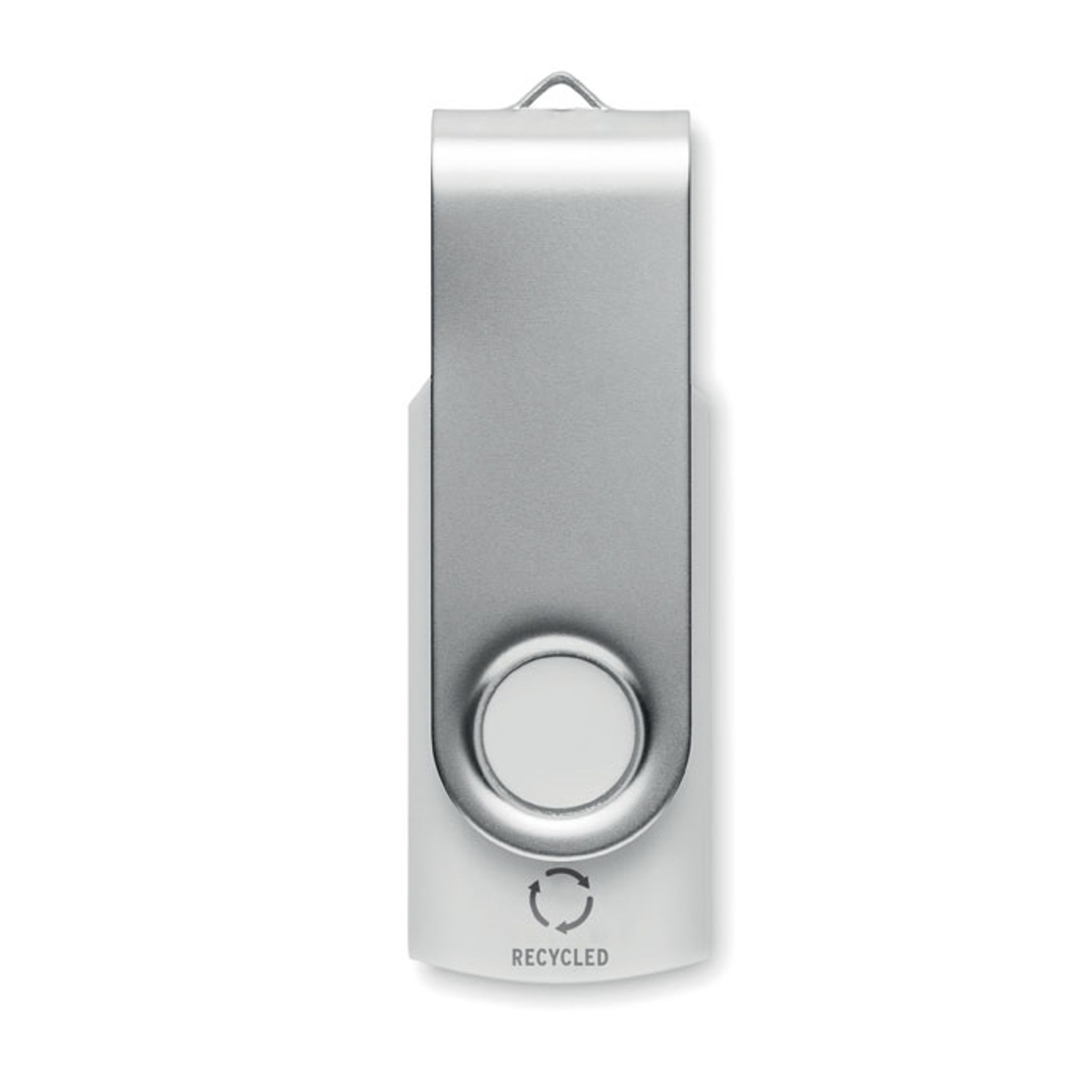 Otočný USB flash disk 16GB z recyklovaného ABS — Shora