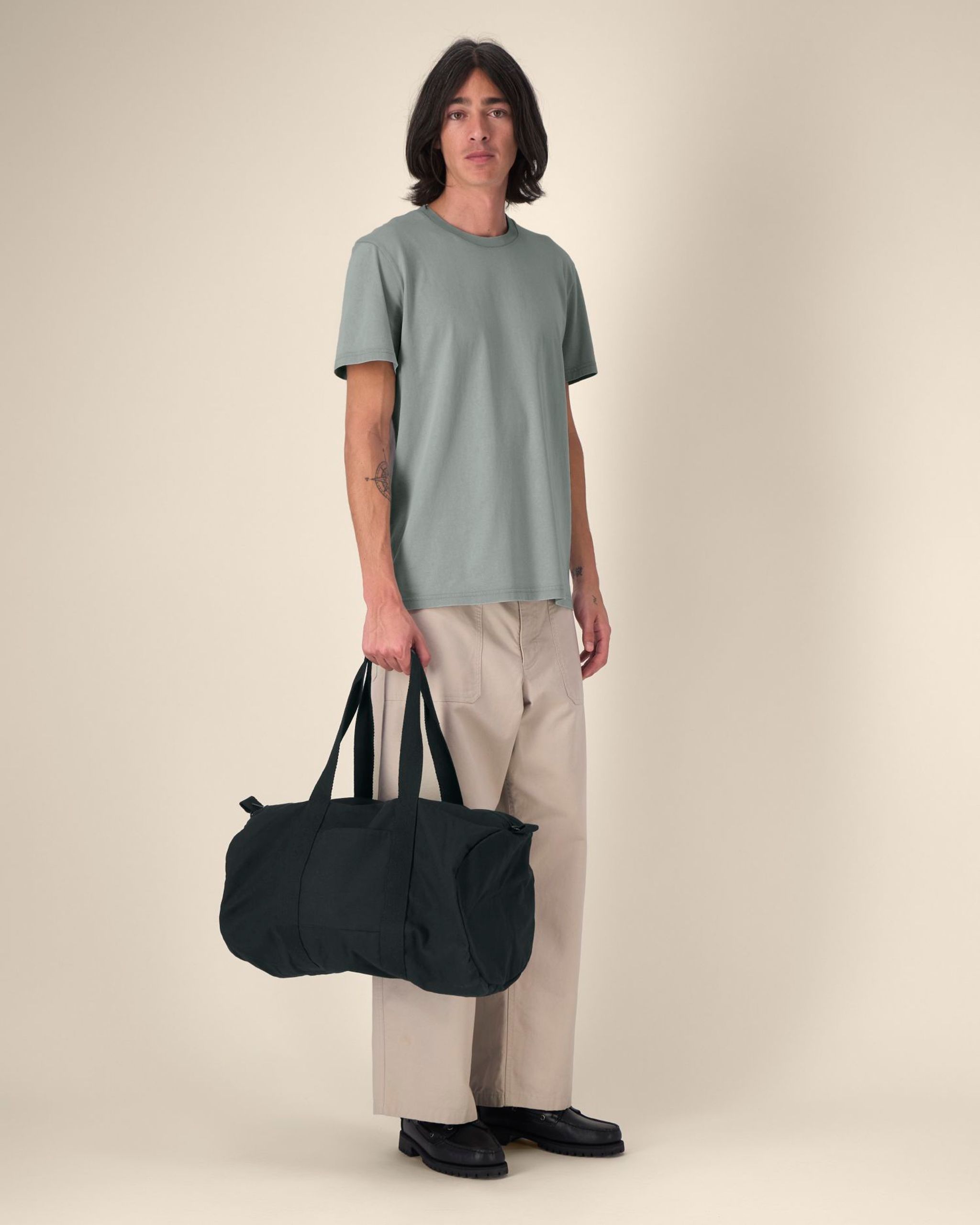 Stanley/Stella plátěný duffle bag — Na postavě