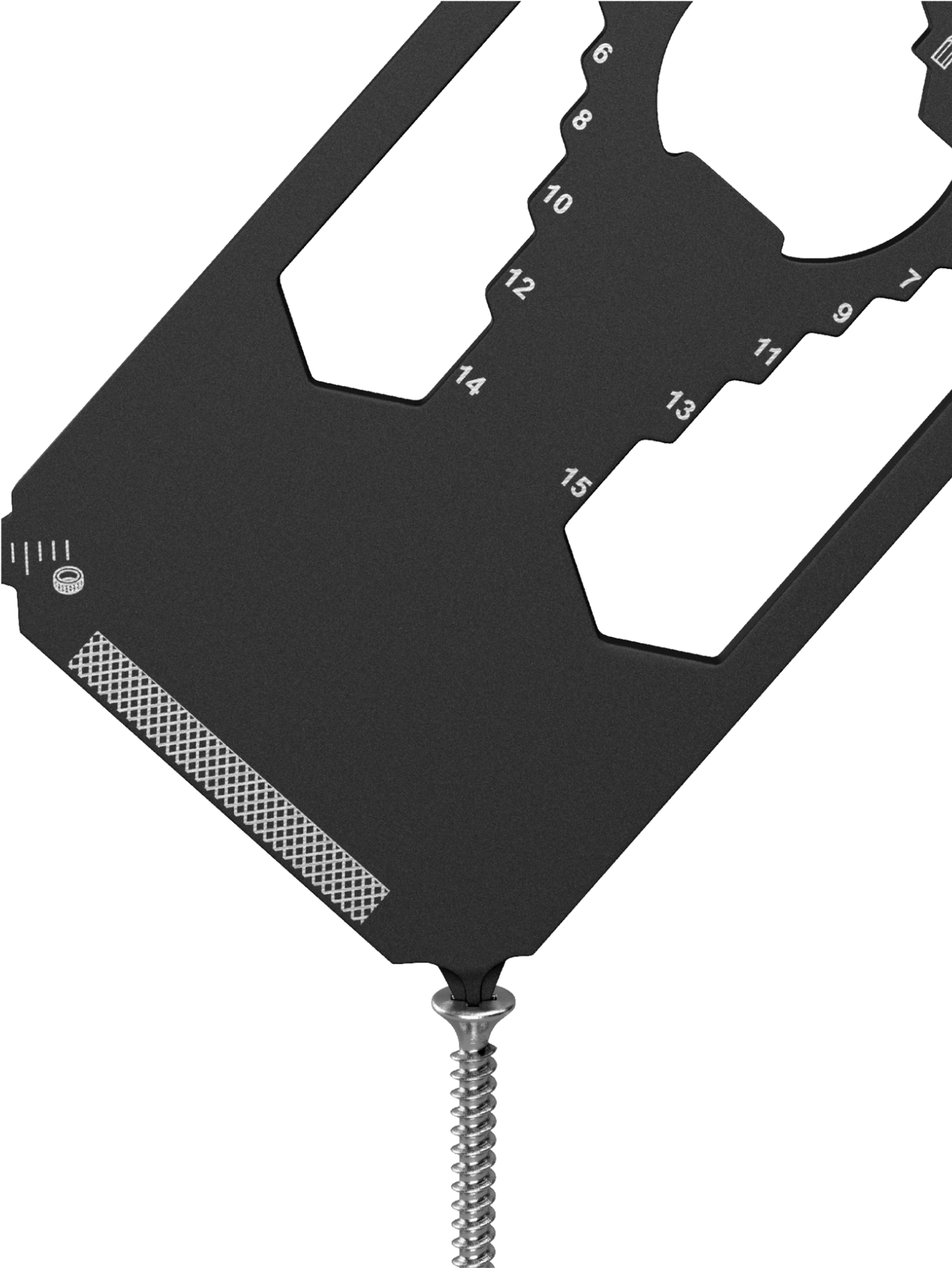 Kapesní multitool ve tvaru karty — Detail
