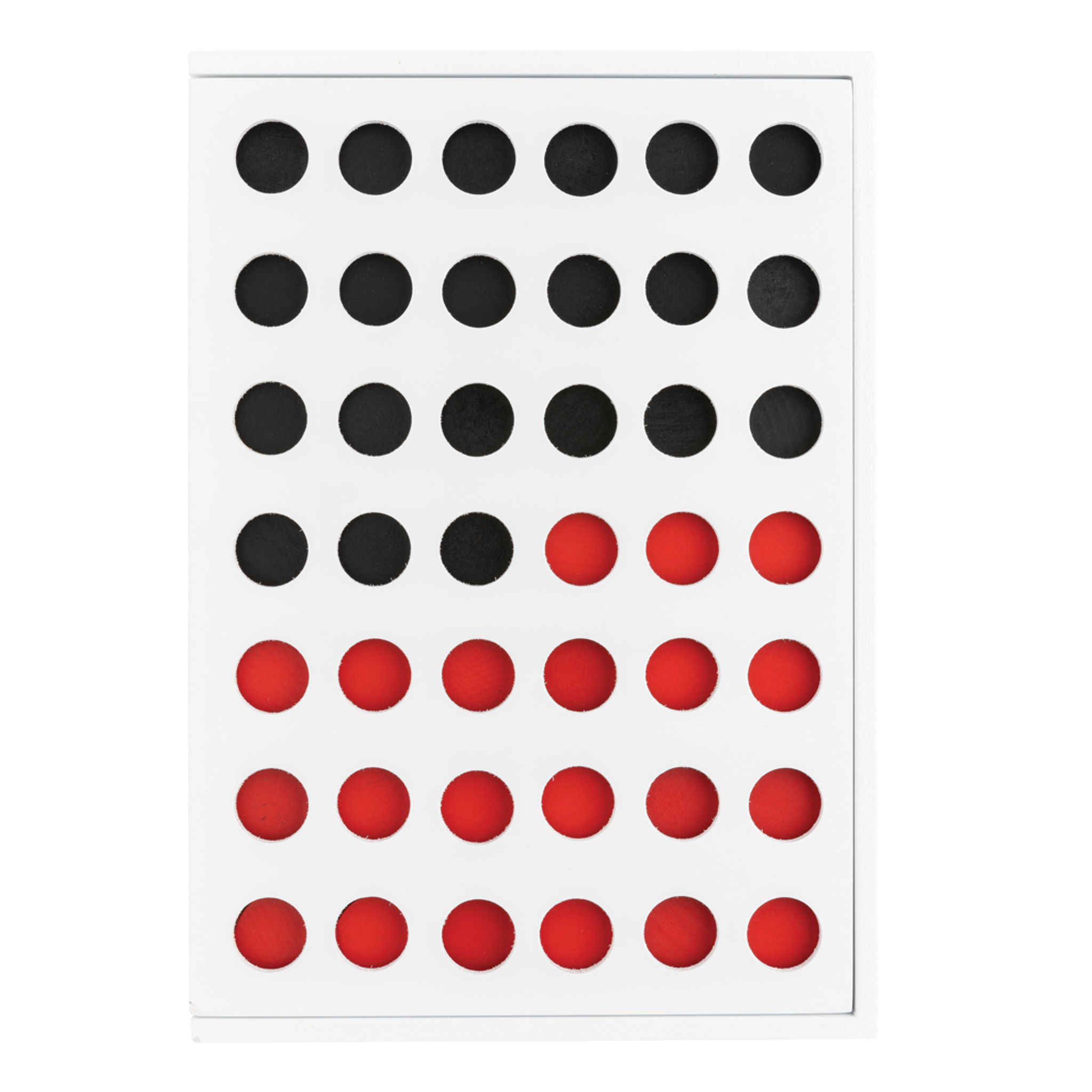 Dřevěné piškvorky Connect four — Detail