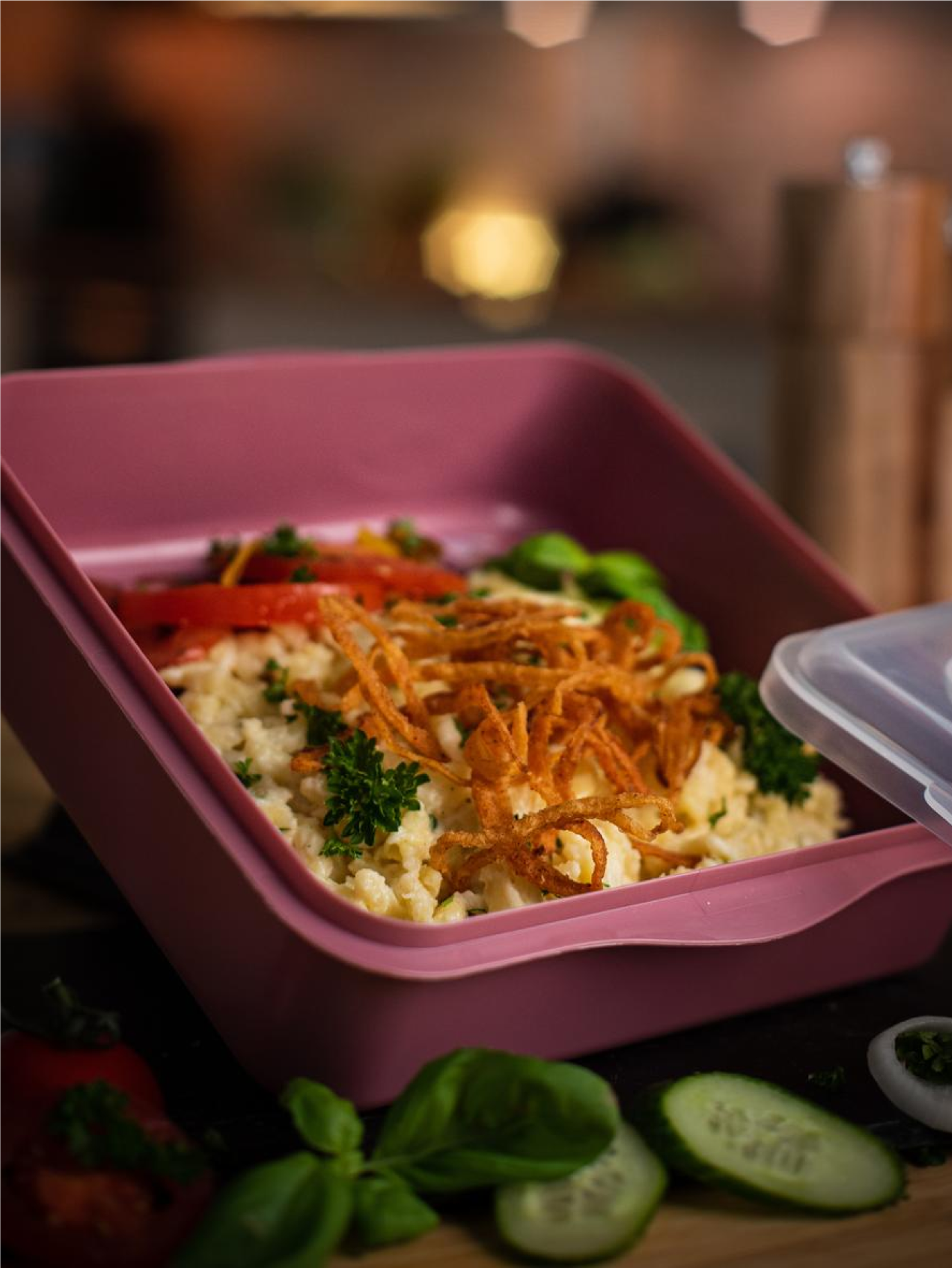 Lunchbox do chladničky a mikrovlnky — Detail