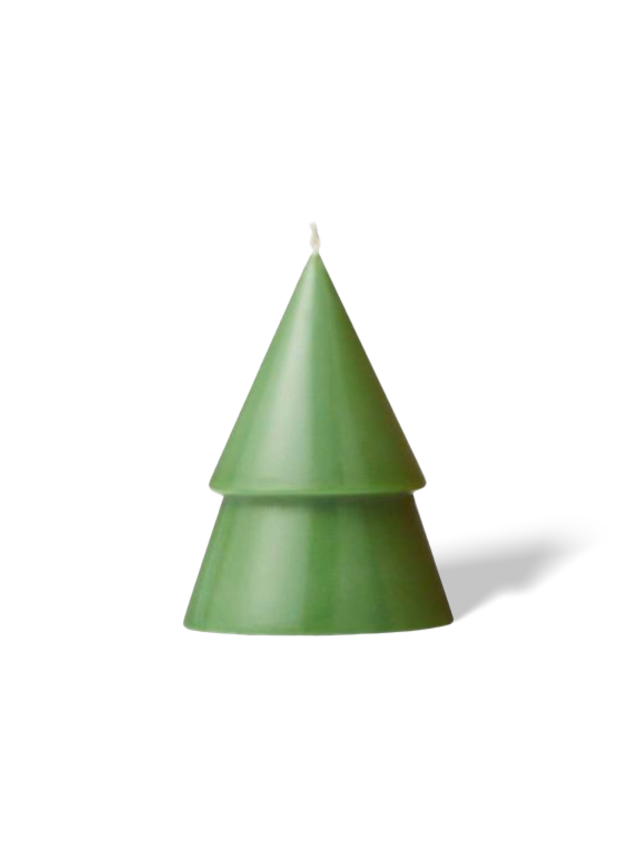 Svíčka ve tvaru stromku s vůní matcha