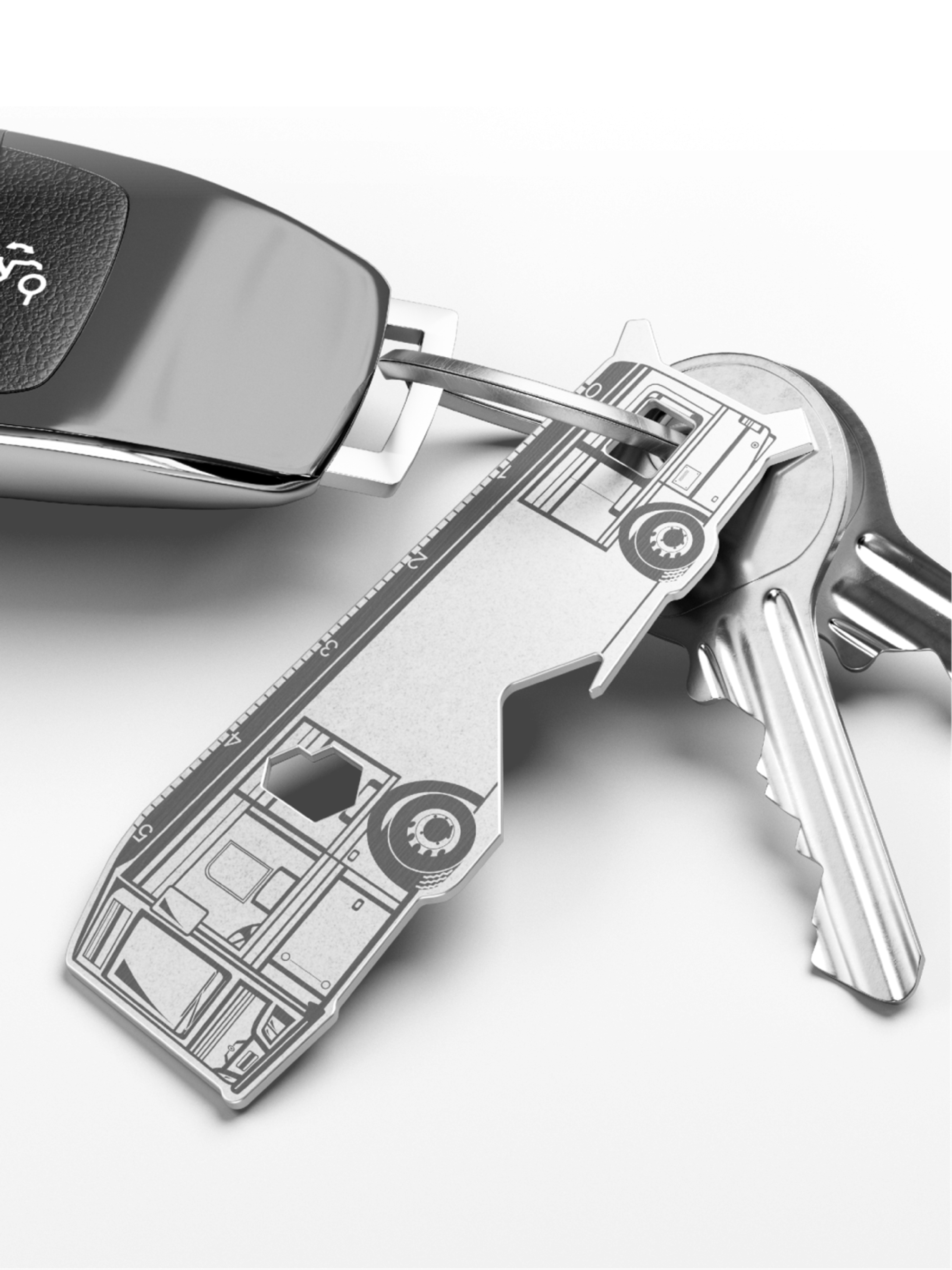 Multitool ve tvaru autobusu — Detail